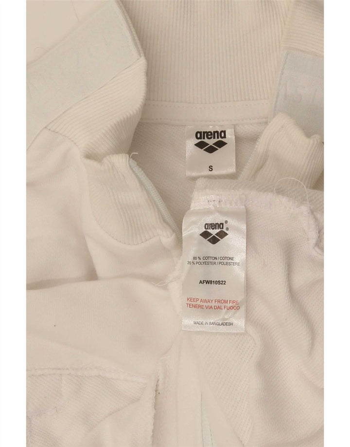 Damska bluza dresowa oversize Arena UK 10, mała, biała bawełna