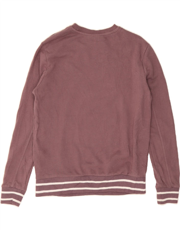 FILA Womens Sweatshirt Jumper UK 14 Medium Purple Cotton Vintage Fila and Second-Hand Fila from Messina Hembry 