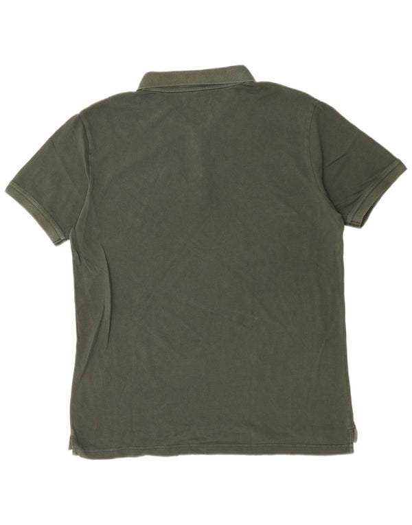 Męska koszulka polo EMPORIO ARMANI IT 56 2XL, bawełna khaki