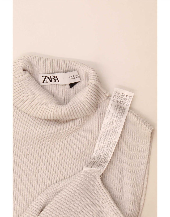 Damski top z kamizelką Zara UK 8 Small Szara wiskoza