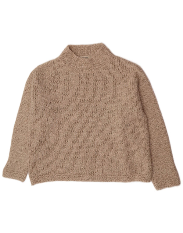 By Aylin Koenig Męski sweter oversize z golfem UK 6 XS Beżowy