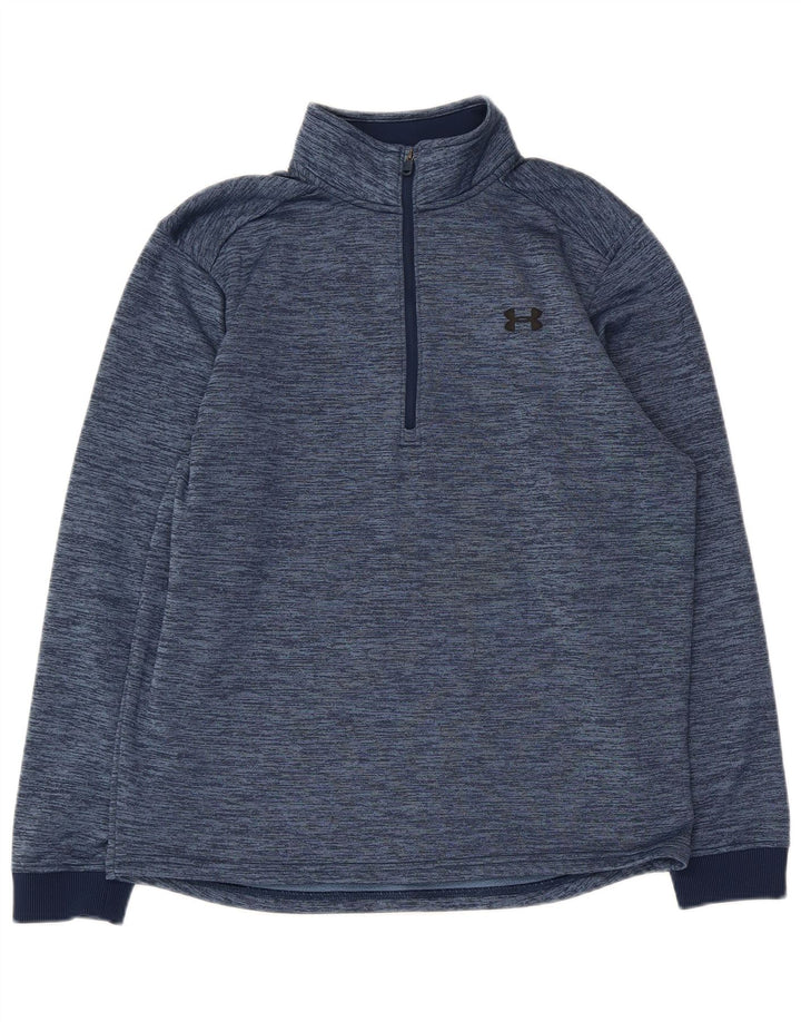 Męski sweter Under Armour Cold Gear, średni, granatowy, nakrapiany