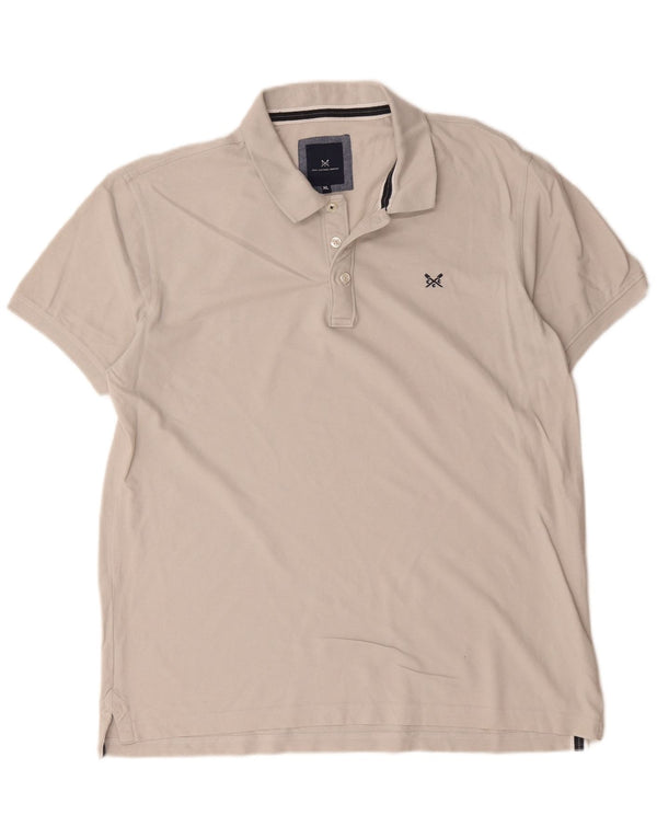 Crew Clothing Męska koszulka polo XL, biała, bawełniana