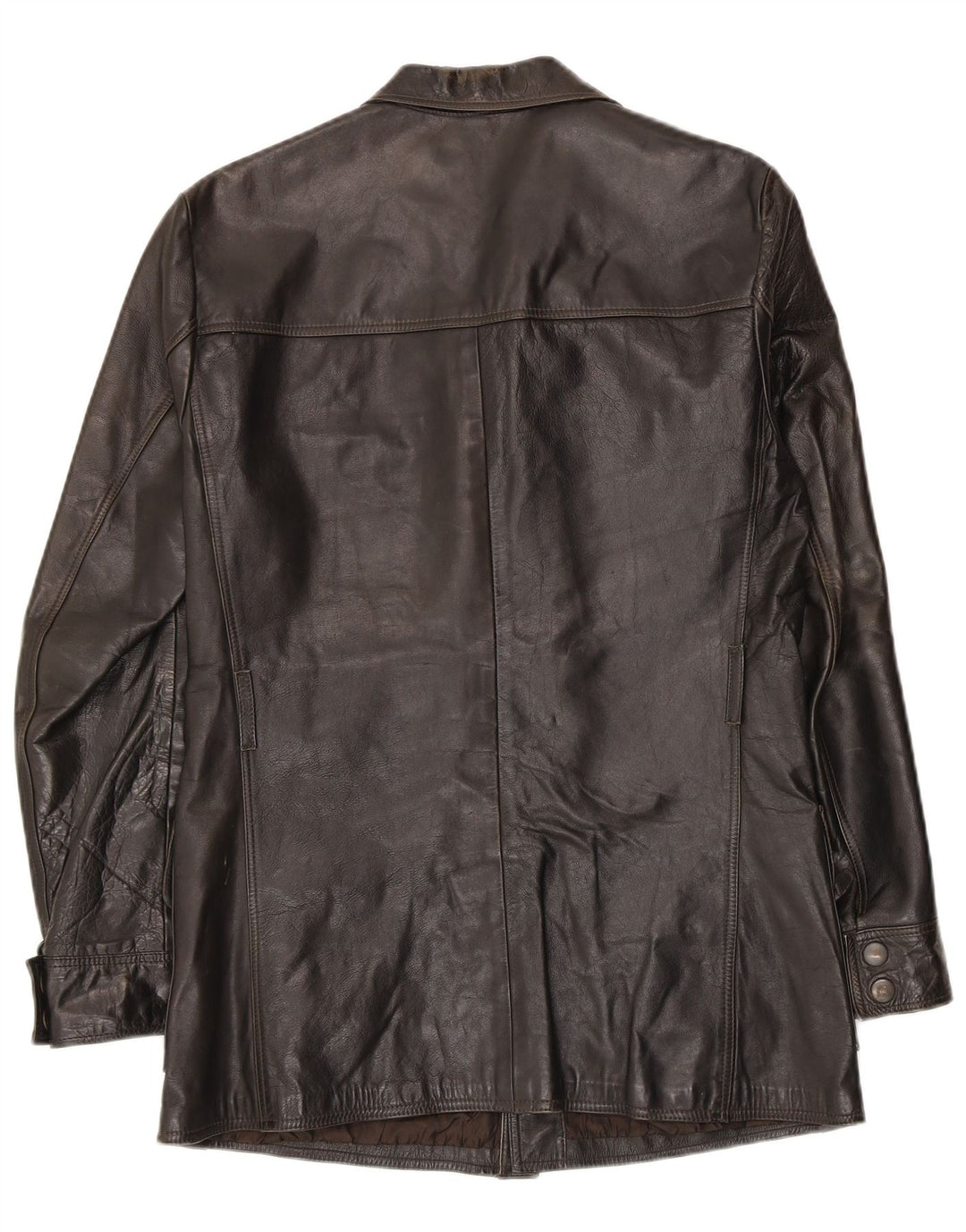 Vintage męska skórzana kurtka UK 36 Small Brown