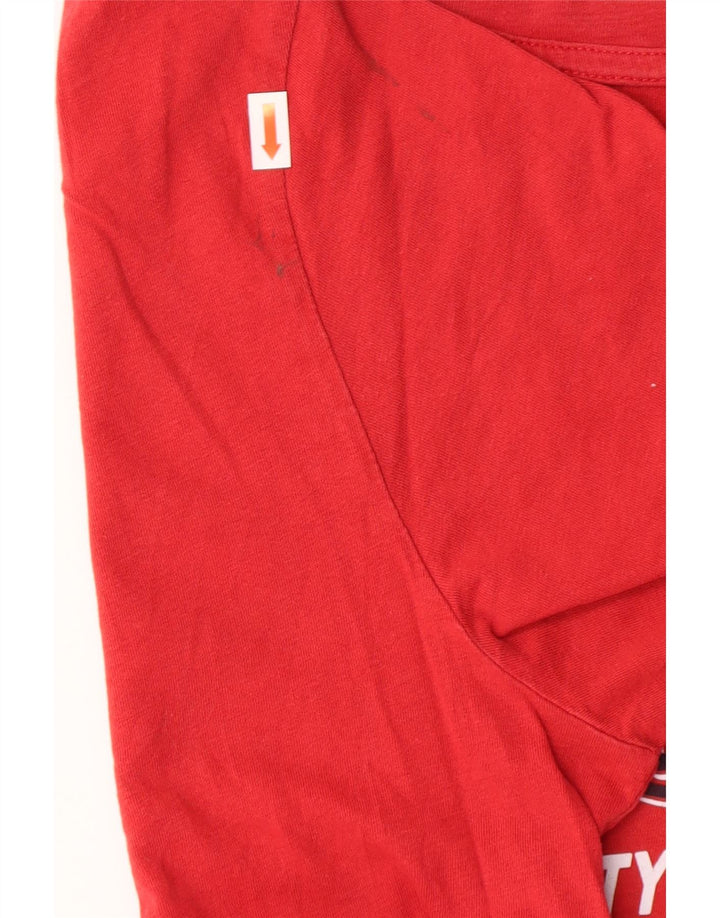 JACK & JONES Mens Graphic T-Shirt Top Large Red Vintage Jack & Jones and Second-Hand Jack & Jones from Messina Hembry 