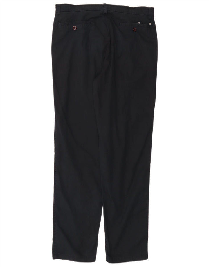 Męskie proste spodnie chino TRUSSARDI IT 50 Large W30 L31 granatowe