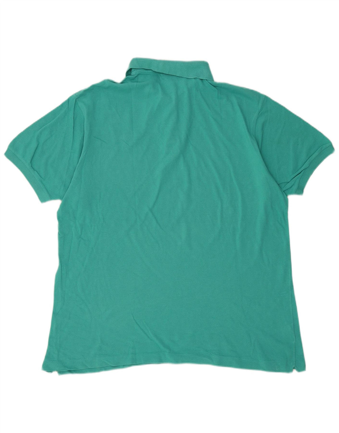 Męska koszulka polo Lacoste, rozmiar 7, 2XL, turkusowa bawełna