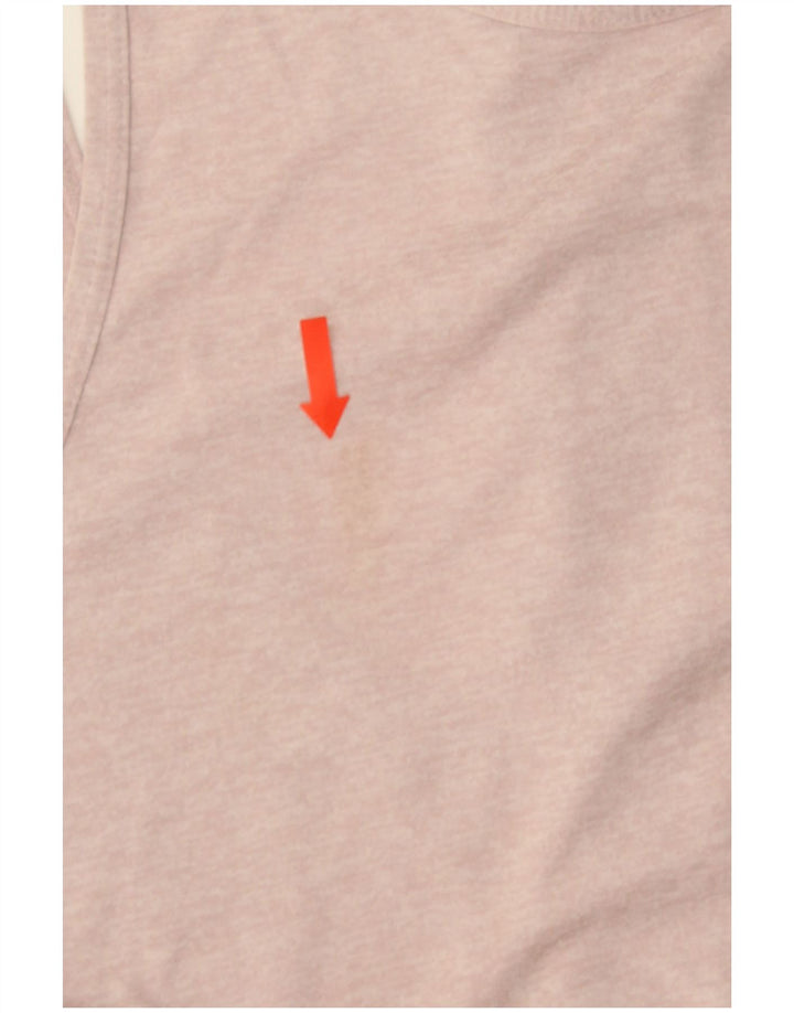 Damska koszulka z kamizelką Nike Dri Fit UK 12, średni różowy poliester
