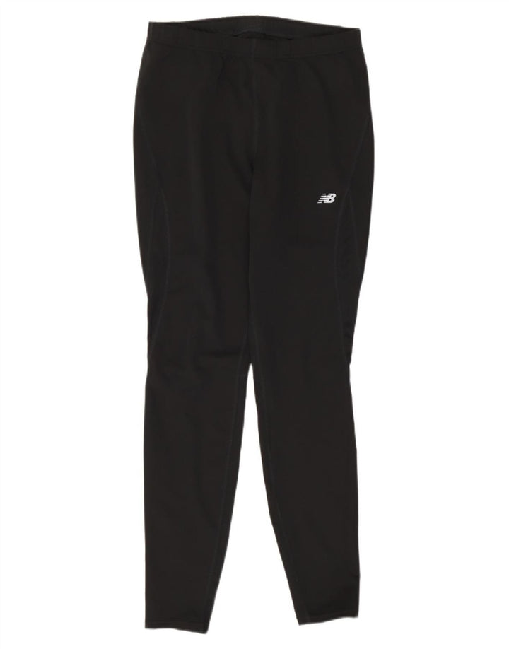 Legginsy damskie New Balance UK 14, duże, czarne, poliestrowe