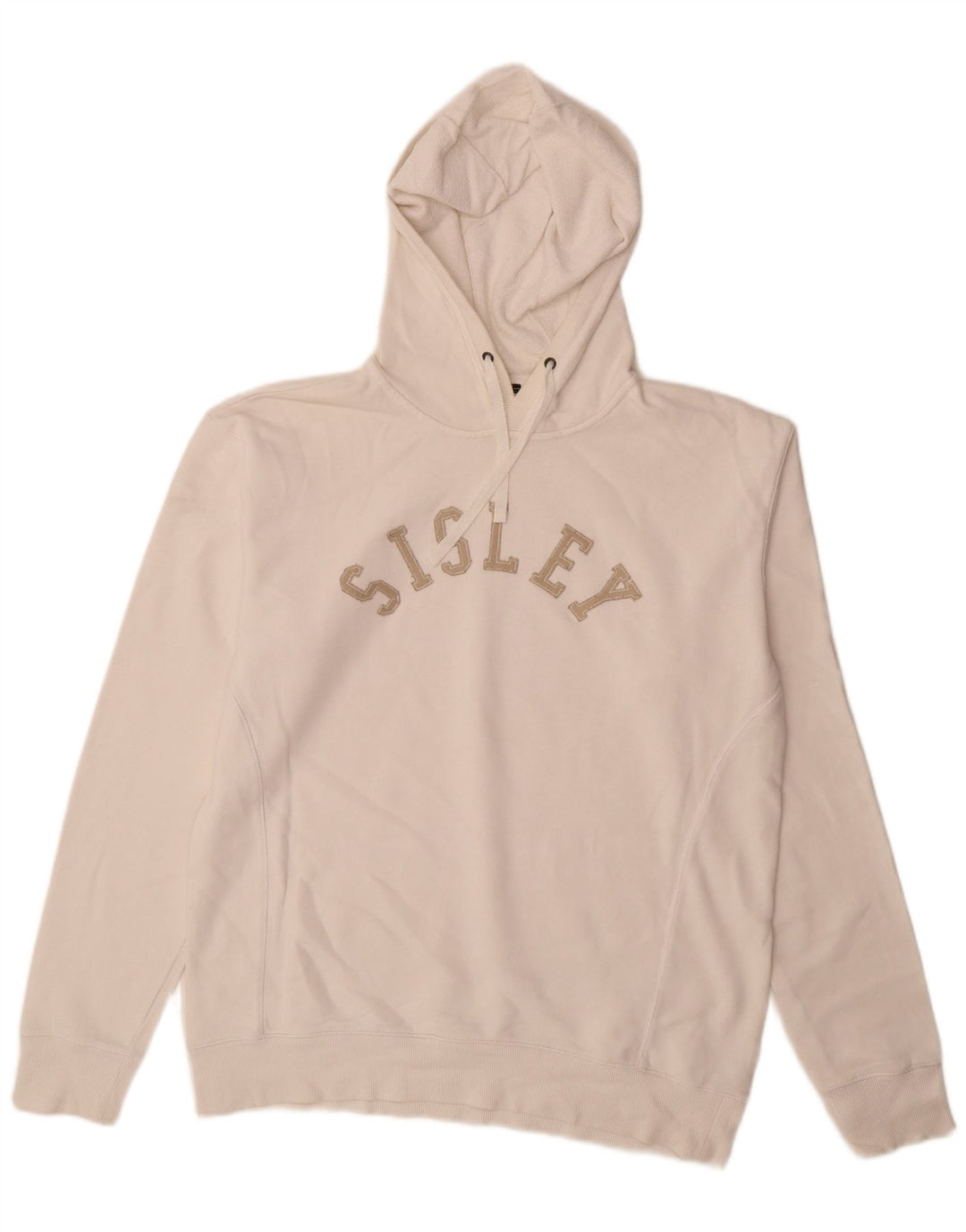Męski sweter z kapturem Sisley, duży, biały