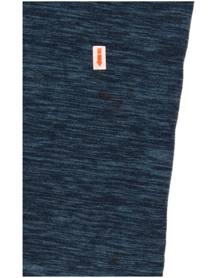 MOUNTAIN WAREHOUSE Męski sweter polarowy z zamkiem błyskawicznym, 2XL, niebieski, nakrapiany poliester