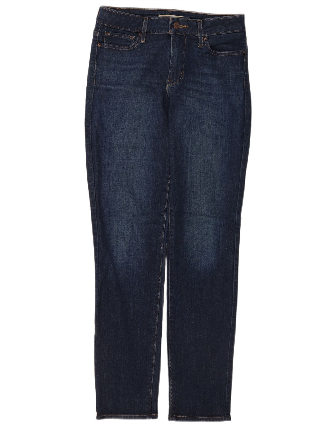 Damskie jeansy Levi's 712 Slim W28 L32 Granatowa bawełna