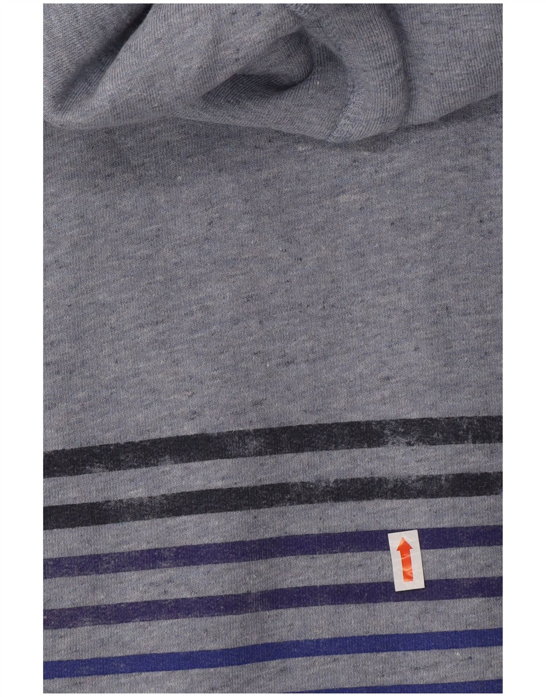 SUPERDRY Męski sweter z kapturem i grafiką, 2XL, niebieski, bawełniany