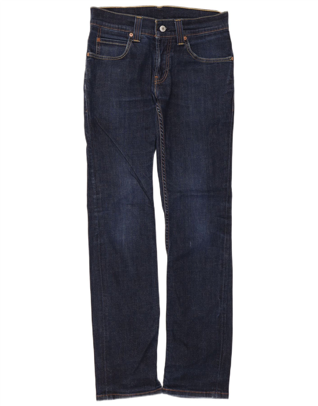 Damskie jeansy Levi's Slim W30 L32 Granatowa bawełna