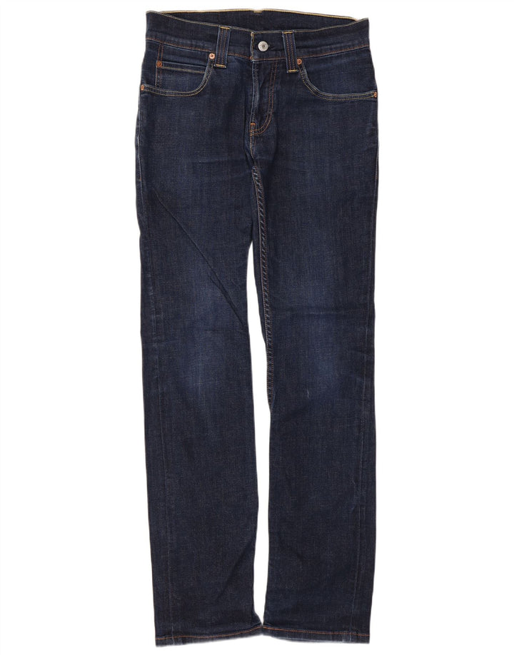 Damskie jeansy Levi's Slim W30 L32 Granatowa bawełna