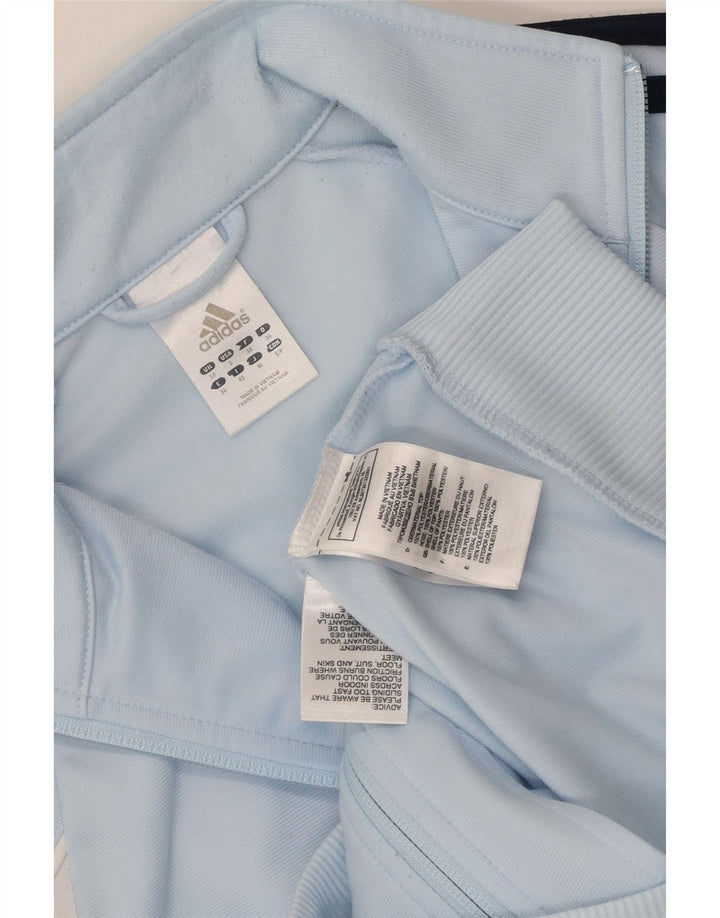 Damska kurtka dresowa Adidas UK 10 Small Blue Polyester