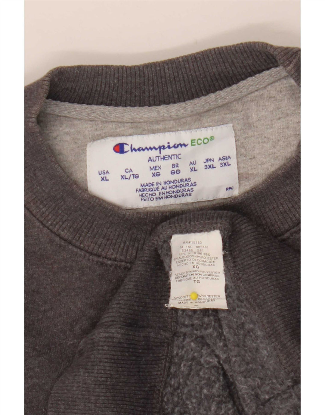 Męska bluza Champion XL, szara, bawełniana