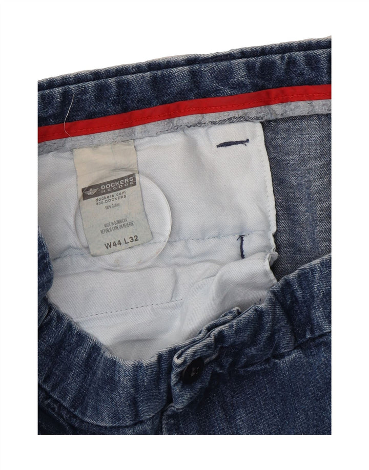 DOCKERS Mens Straight Jeans W44 L29 Blue Cotton Vintage Dockers and Second-Hand Dockers from Messina Hembry 