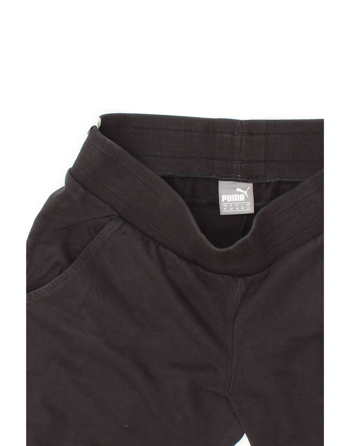 PUMA Womens Tracksuit Trousers Joggers UK 12 Medium Black Vintage Puma and Second-Hand Puma from Messina Hembry 