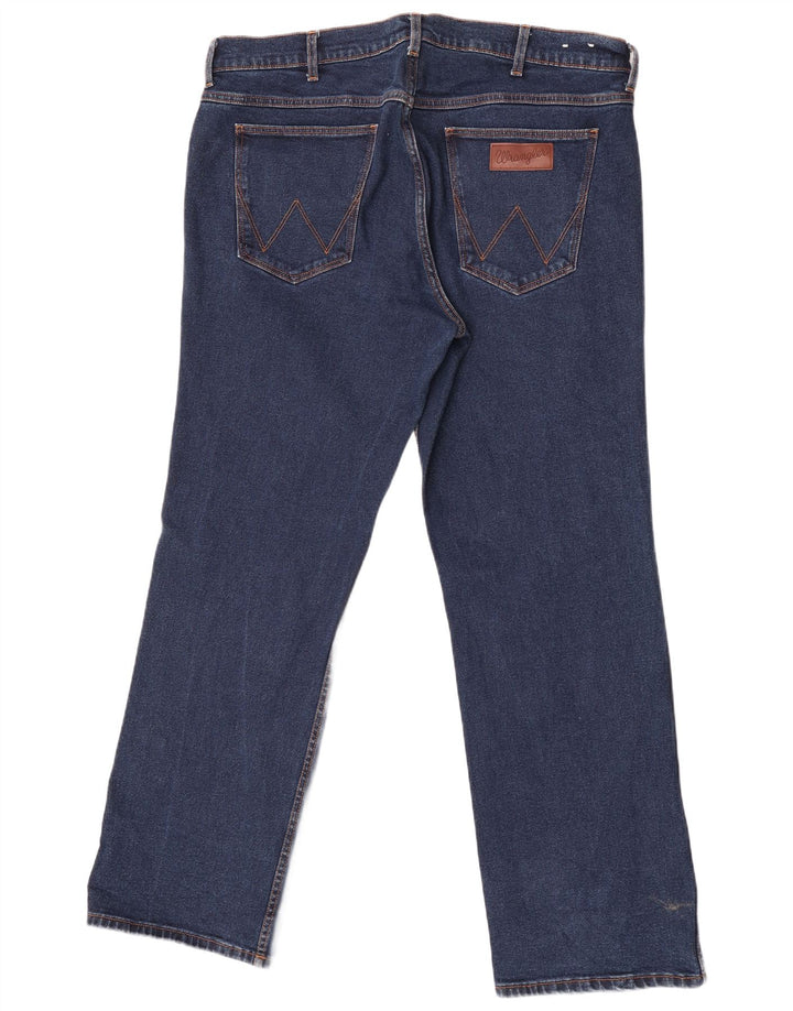 Męskie jeansy Bootcut Wrangler W38 L32 Niebieskie, bawełniane