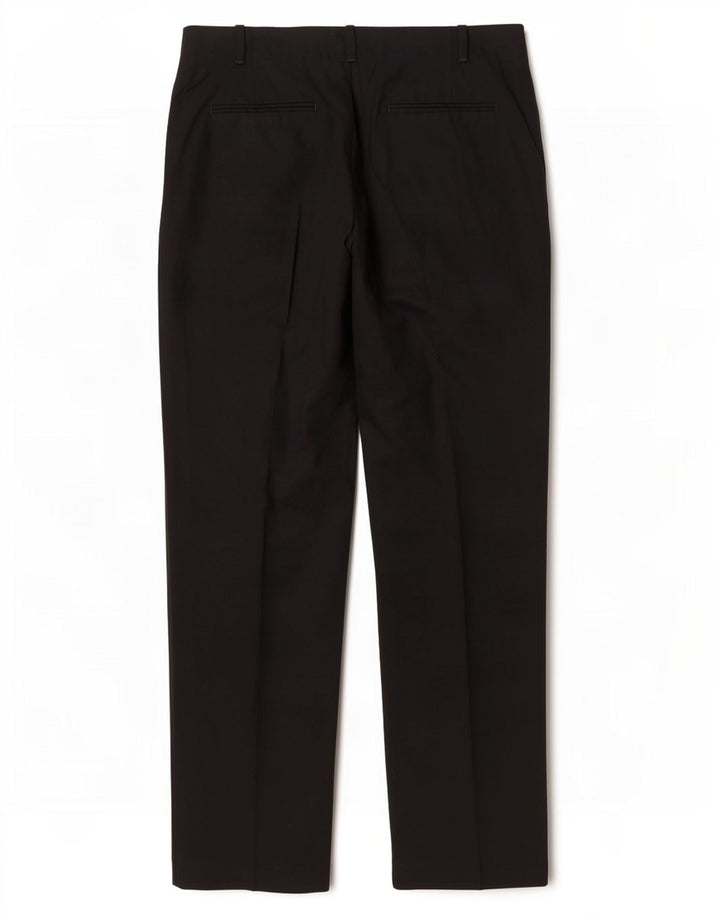 Damskie proste spodnie garniturowe Zara EU 42 Large W32 L34 Czarny poliester