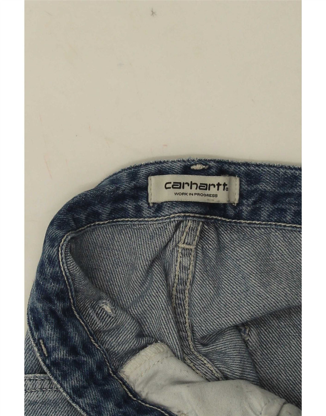 Damskie jeansy Carhartt Cargo Tapered W26 L29 Niebieskie