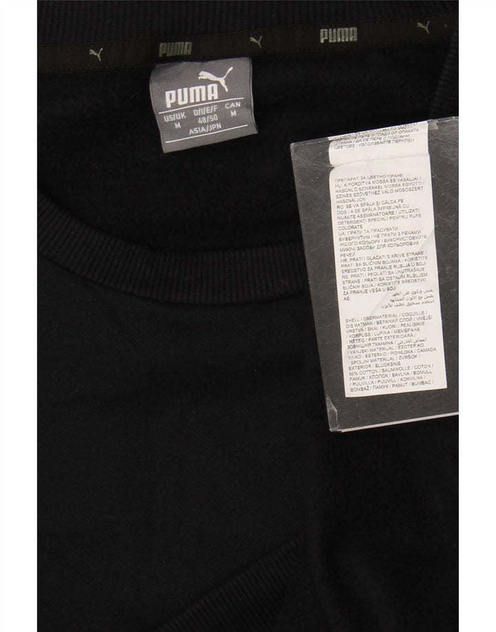 Męska bluza Puma Sweter Średniej Czarnej Bawełny