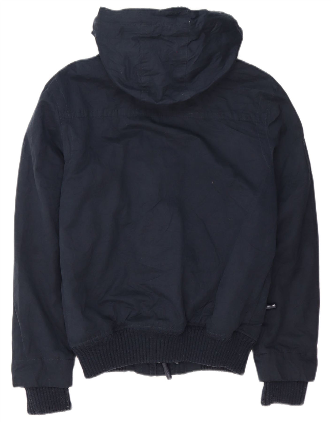 Męska kurtka wiatrówka Superdry Windbomber z kapturem UK 36, mała granatowa