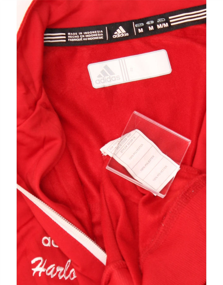 ADIDAS Mens Long Island Volleyball Academy Tracksuit Top Jacket Medium Red Vintage Adidas and Second-Hand Adidas from Messina Hembry 