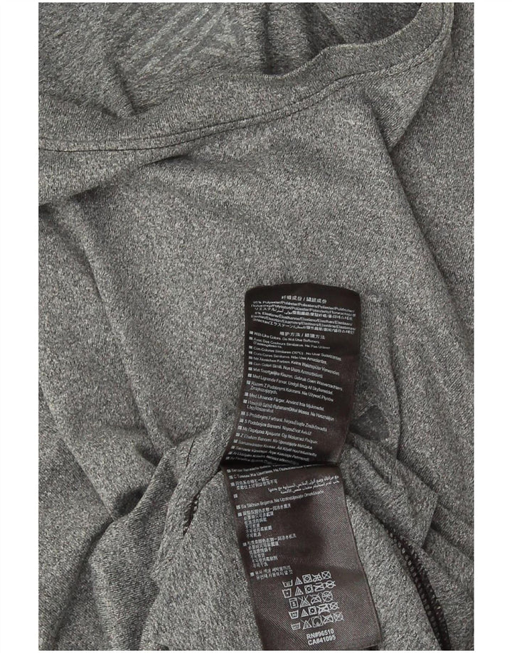 Męska koszulka Cold Gear z długim rękawem Under Armour, średnioszara, poliestrowa