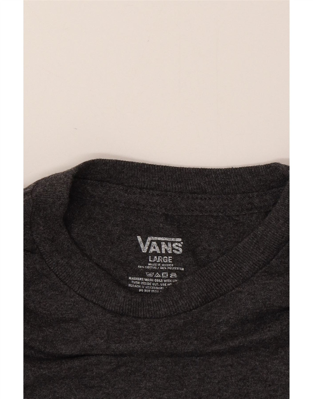 Chłopięcy T-shirt z grafiką VANS na 12-13 lat, duży, szary, bawełniany