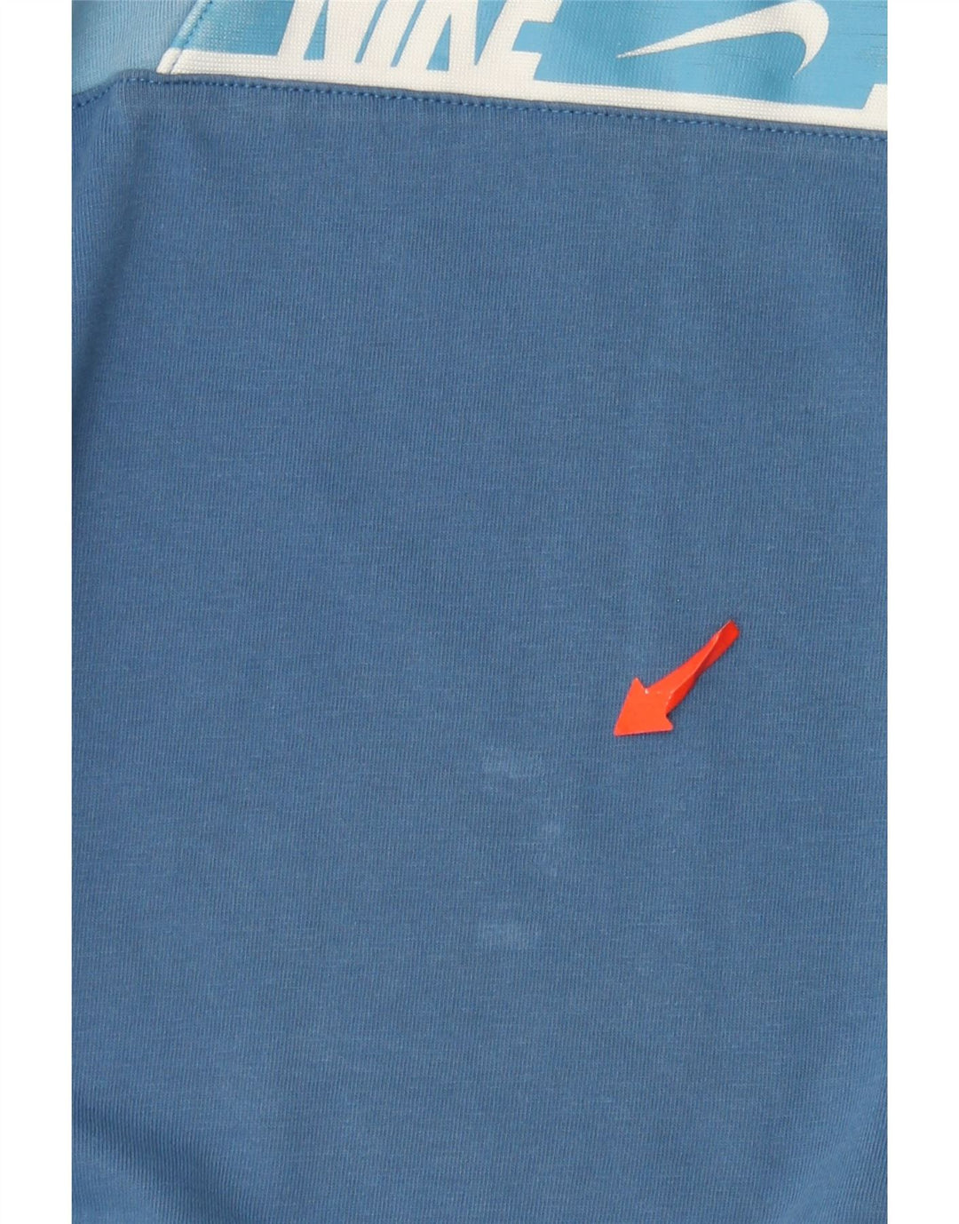 Męski T-shirt z grafiką Nike, średni niebieski, bawełniany