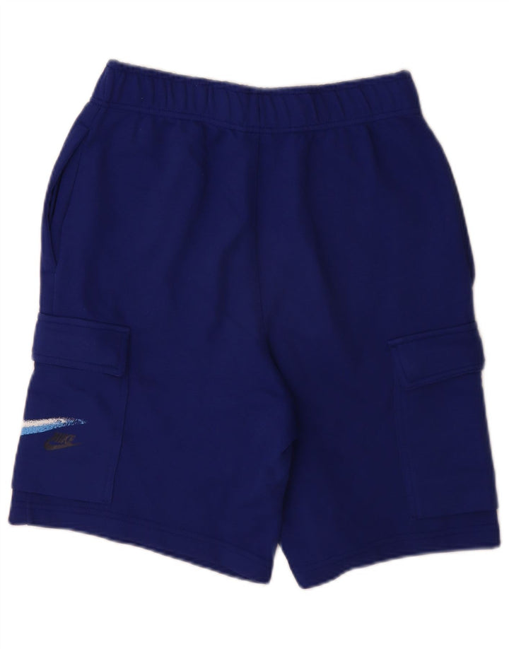 Męskie spodenki sportowe Nike Graphic XS, niebieskie, bawełniane