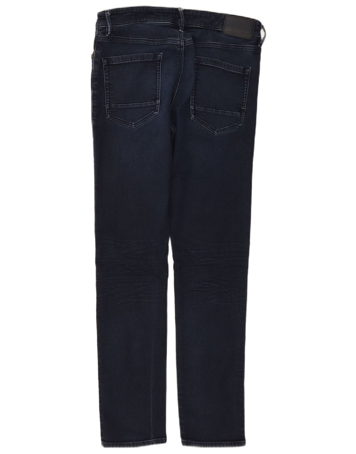 Męskie jeansy skinny Charleston HUGO BOSS W36 L34 granatowe, bawełniane