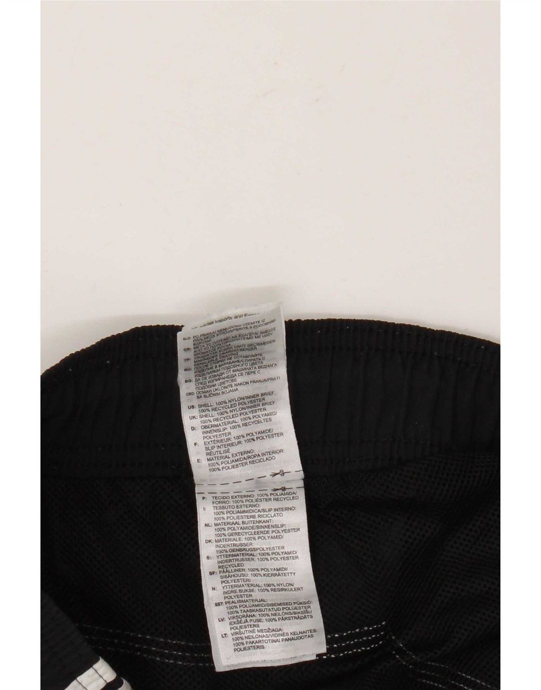 Męskie spodenki kąpielowe Adidas, duże, czarne, poliamidowe