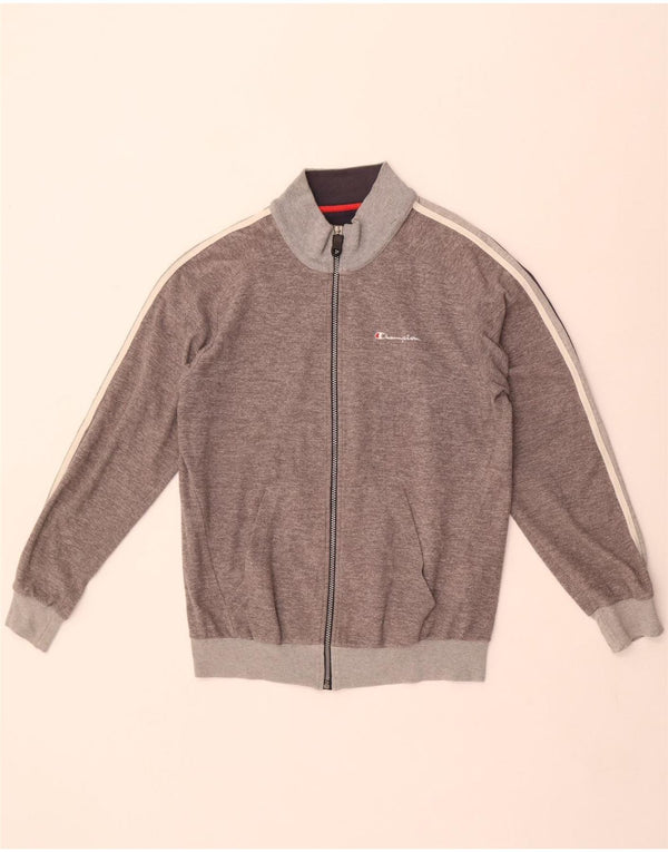 Męska kurtka dresowa Champion, średni szary poliester