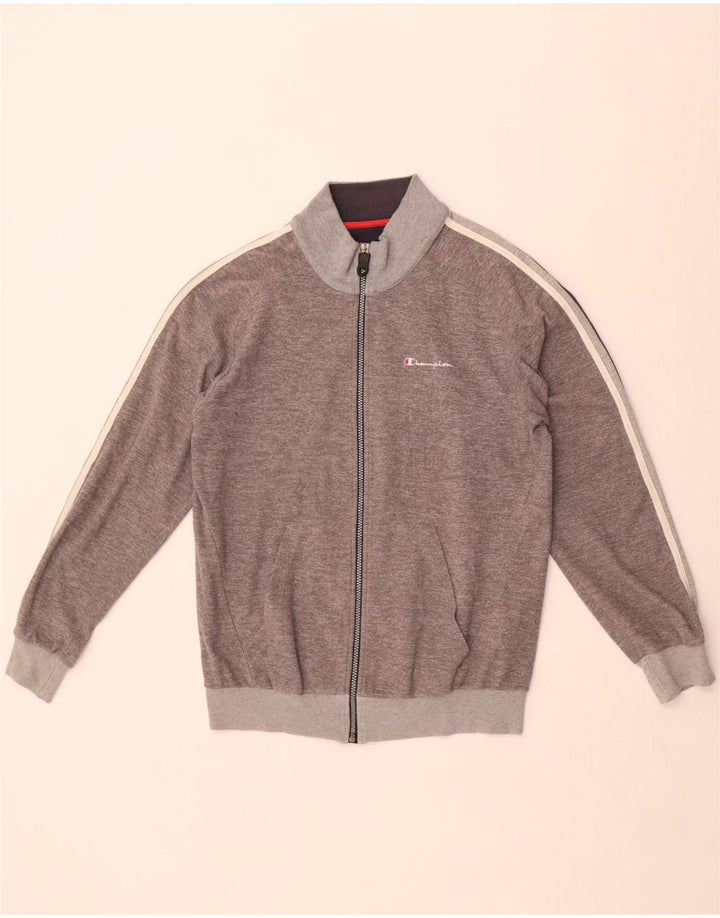 Męska kurtka dresowa Champion, średni szary poliester