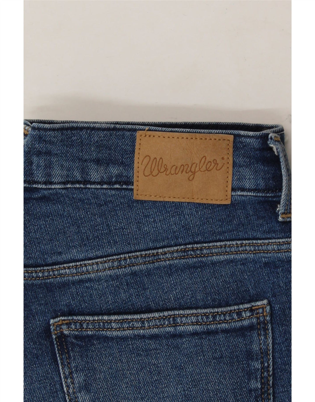 WRANGLER Womens Slim Jeans W28 L31 Blue Vintage Wrangler and Second-Hand Wrangler from Messina Hembry 