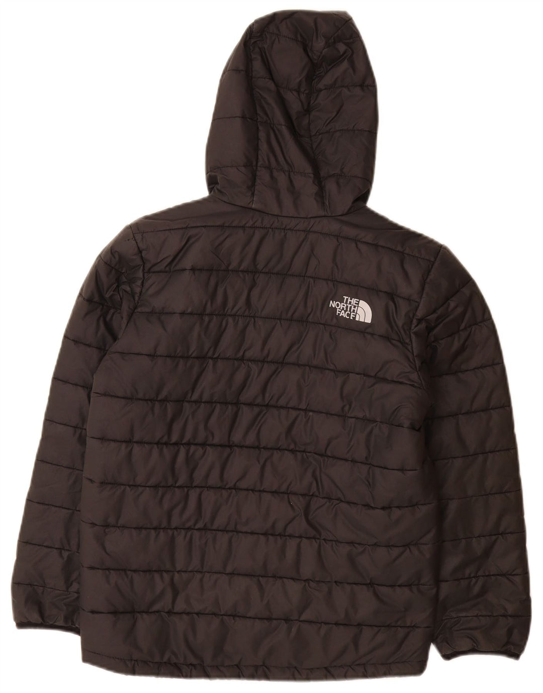 Wyściełana kurtka chłopięca z kapturem The North Face 9-10 lat, średni czarny poliester