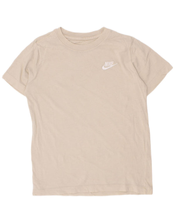 T-shirt chłopięcy Nike 8-9 lat, mały, beżowy