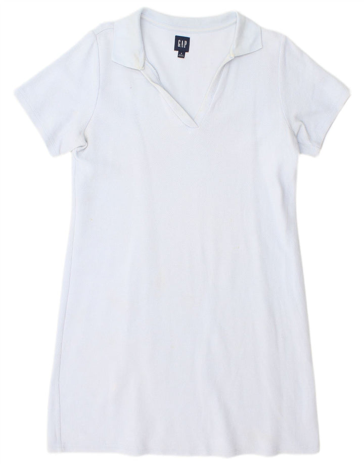 Damska sukienka polo oversize Gap UK 10, mała, niebieska, bawełniana