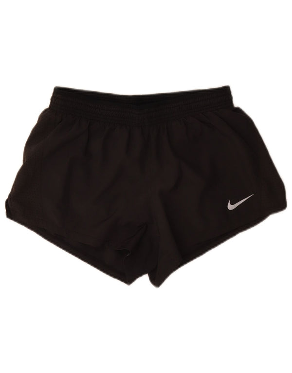 Damskie spodenki sportowe Nike Dri Fit UK 12, średni czarny poliester