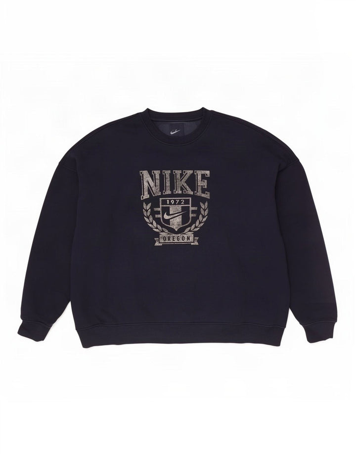 Męska bluza Nike Oregon Graphic o luźnym kroju, średni kolor granatowy