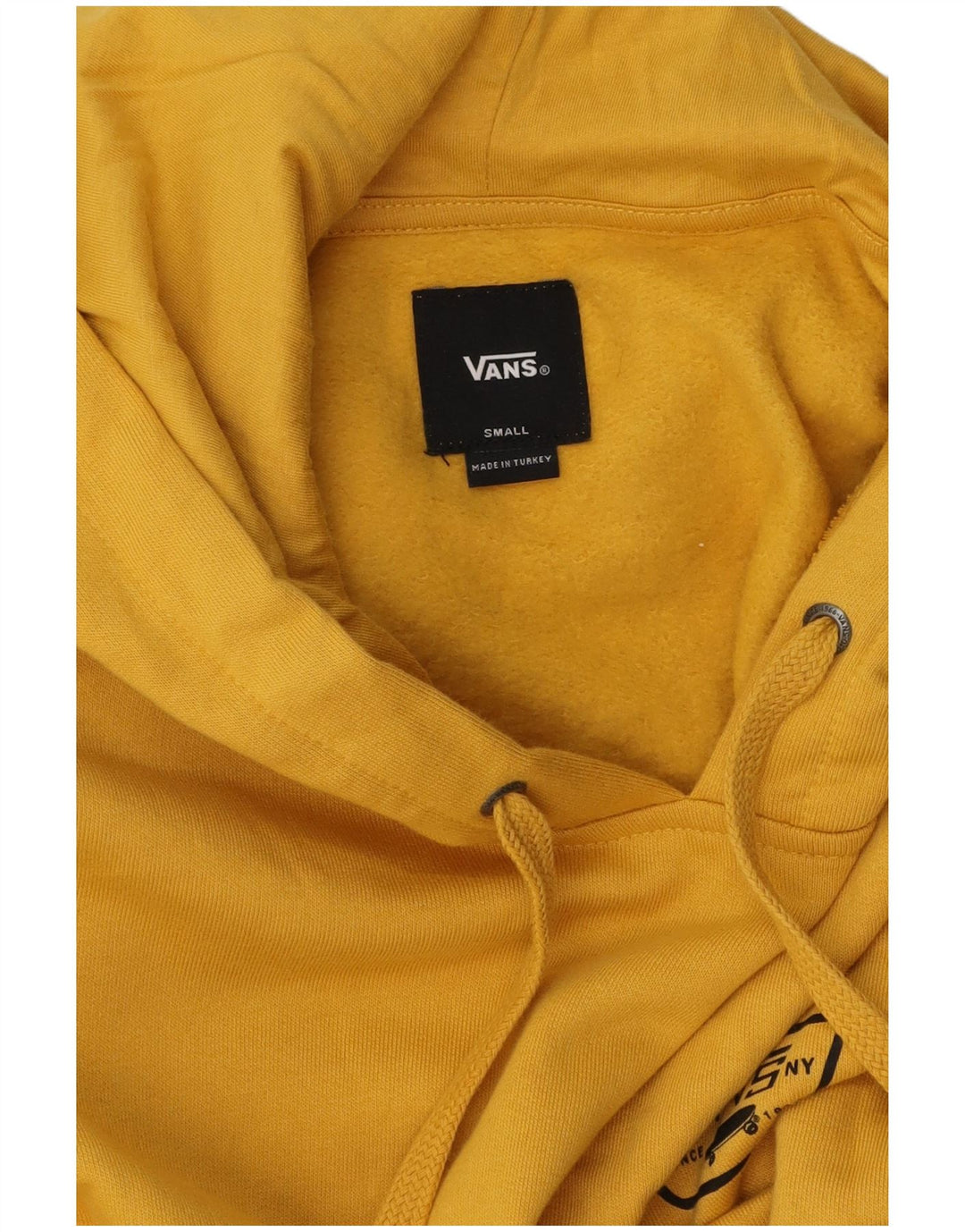 Męski sweter z kapturem Vans Graphic, mały, żółty