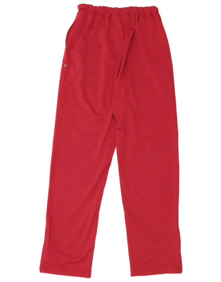 Damskie spodnie dresowe LOTTO UK 14, duże bordowe, poliestrowe