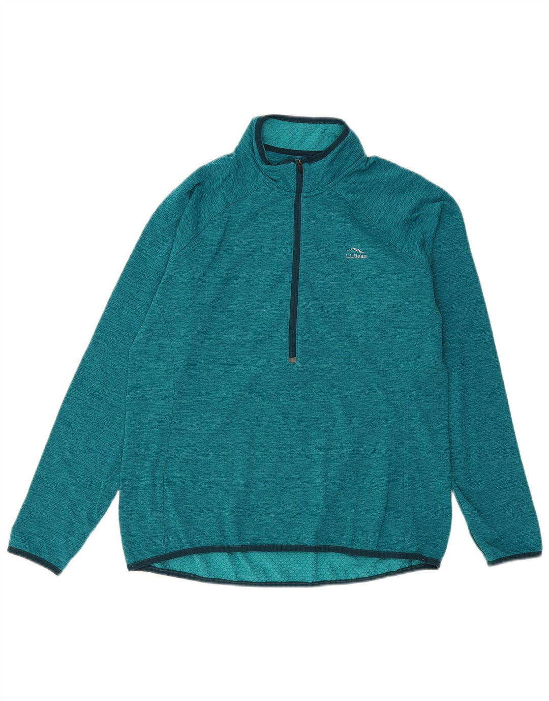Damski dres z zamkiem błyskawicznym L.L.Bean, UK 16, duży, zielony poliester