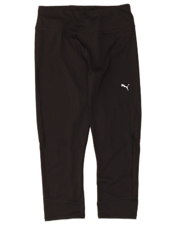 Damskie legginsy Capri Puma UK 12, średni czarny poliester
