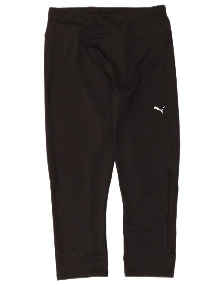 Damskie legginsy Capri Puma UK 12, średni czarny poliester
