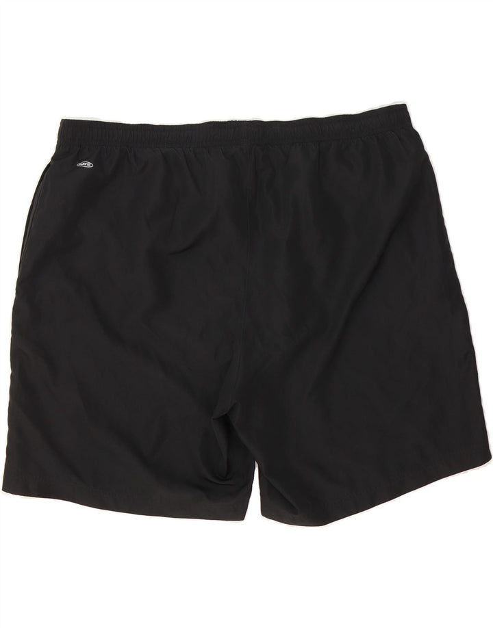 REEBOK Mens Sport Shorts 2XL Black Polyester Vintage Reebok and Second-Hand Reebok from Messina Hembry 