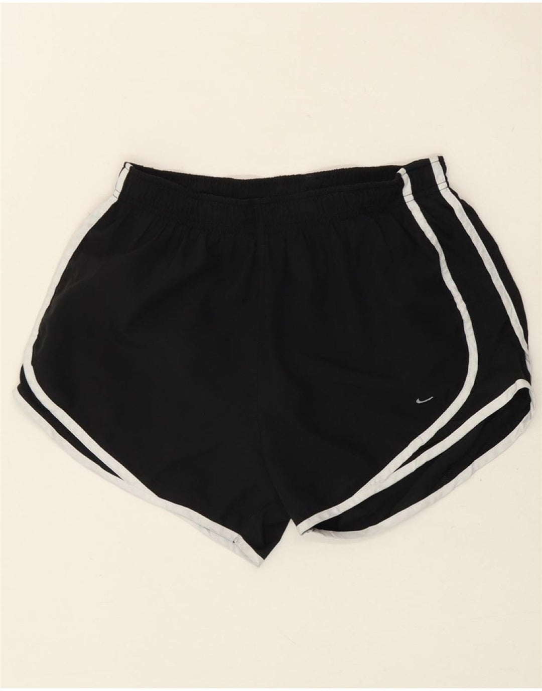 NIKE Womens Dri Fit Sport Shorts UK 12 Medium Black Polyester Vintage Nike and Second-Hand Nike from Messina Hembry 